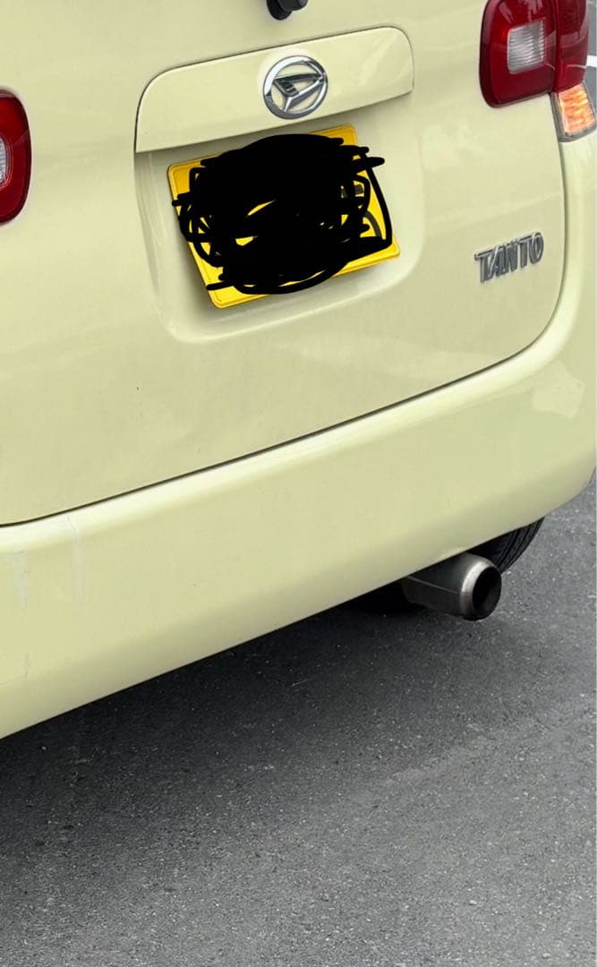 タント375社外マフラー