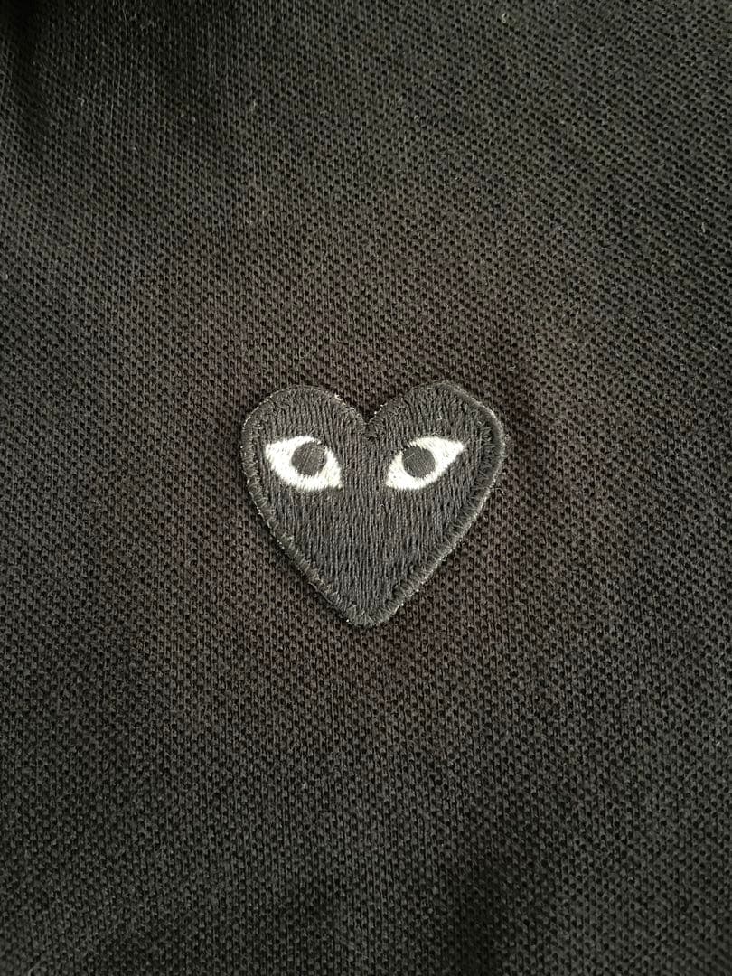 【美品】 PLAY COMME des GARÇONS ポロシャツ 黒 M