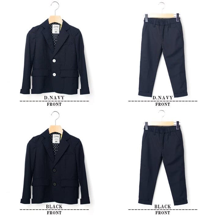 新品！SMOOTHY セットアップスーツ ロング ブラック130