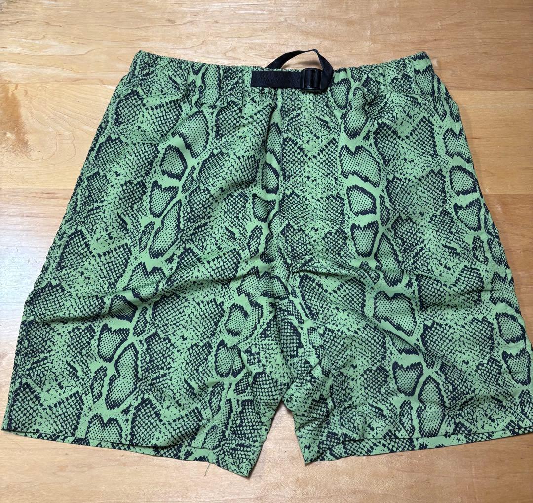 Supreme シュプリーム snake belted shorts