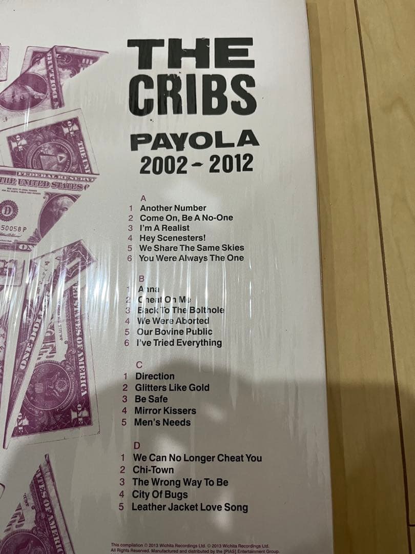 THE CRIBS PAYOLA 2002-2012 22曲収録ベスト盤レコード