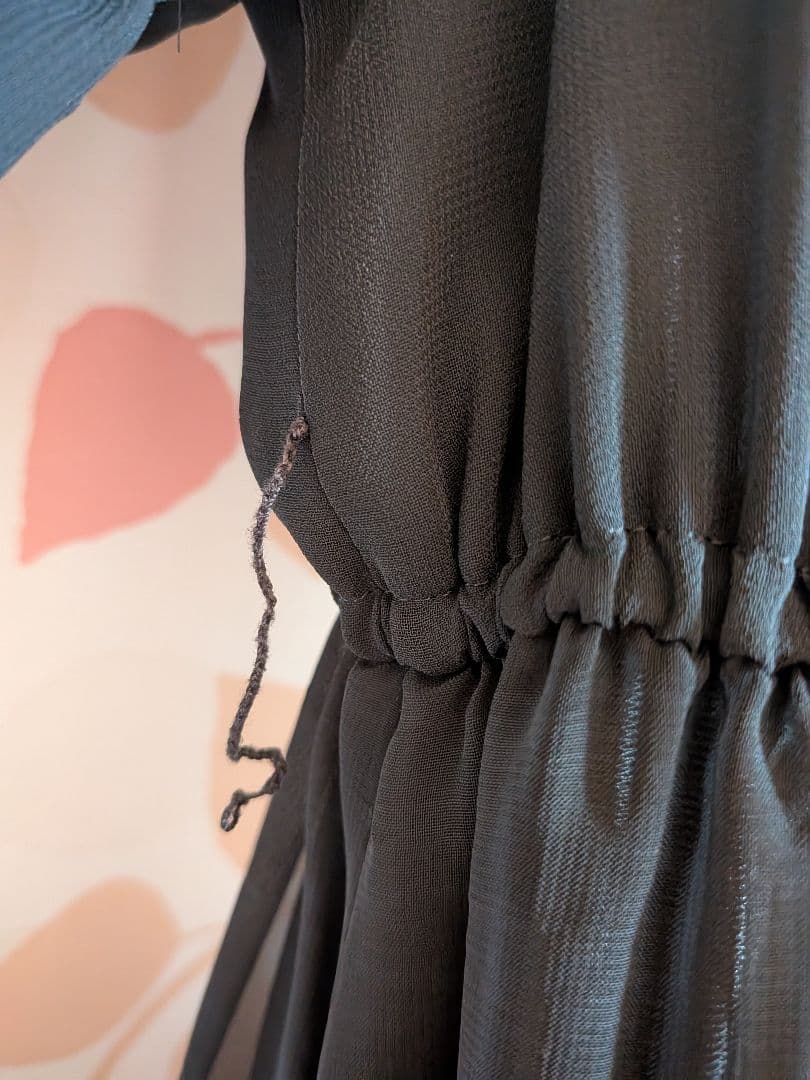 Moi-meme-Moitie ステンドグラスプリントシフォンロングワンピース