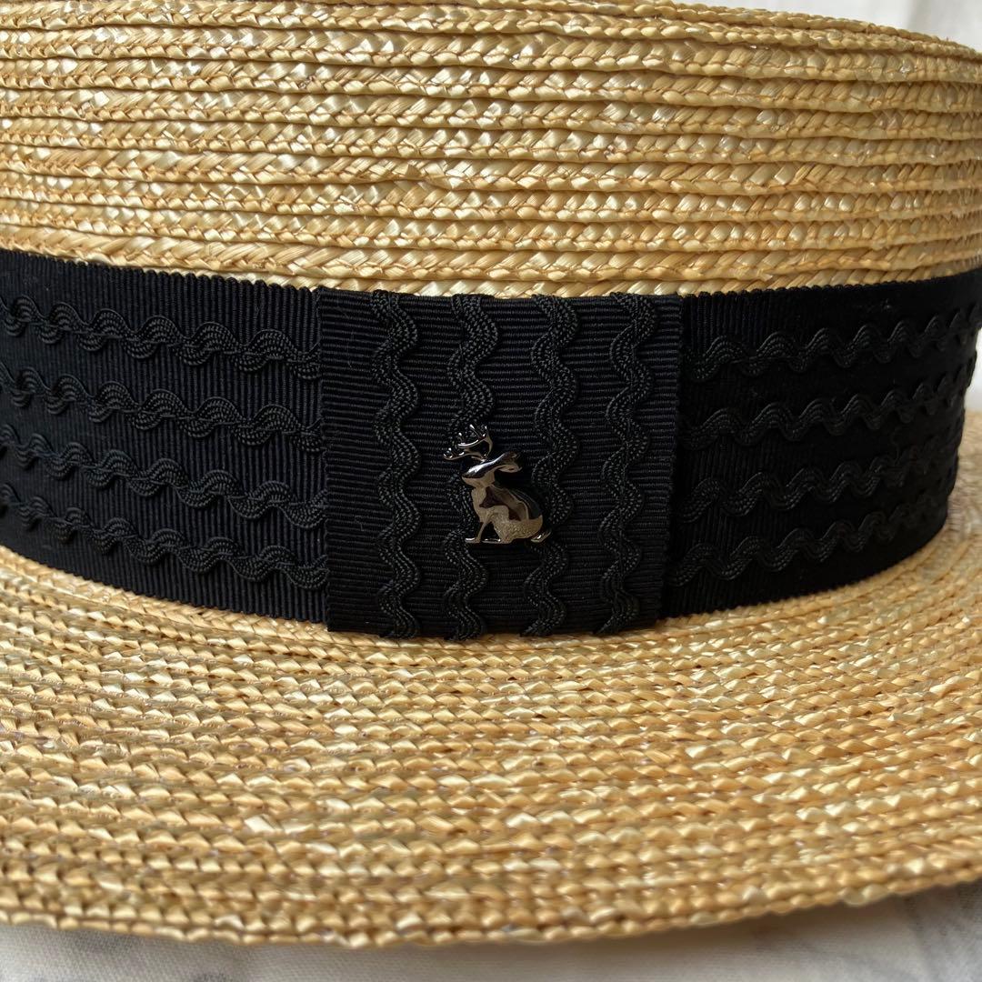 arth　アース　カンカン帽　帽子 日本製　59㎝