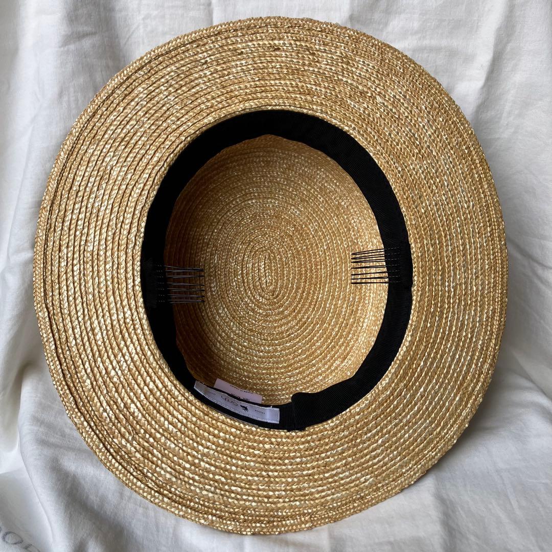 arth　アース　カンカン帽　帽子 日本製　59㎝