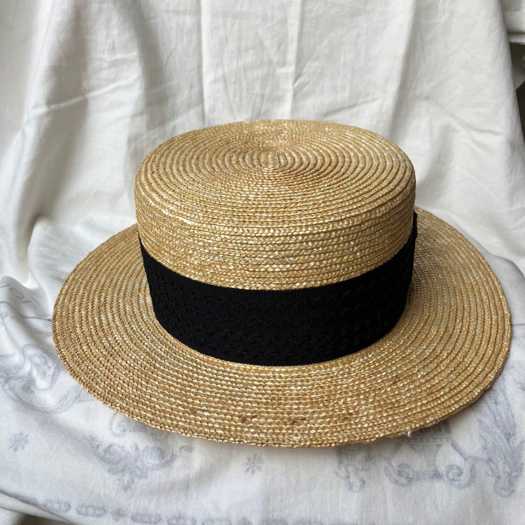 arth　アース　カンカン帽　帽子 日本製　59㎝