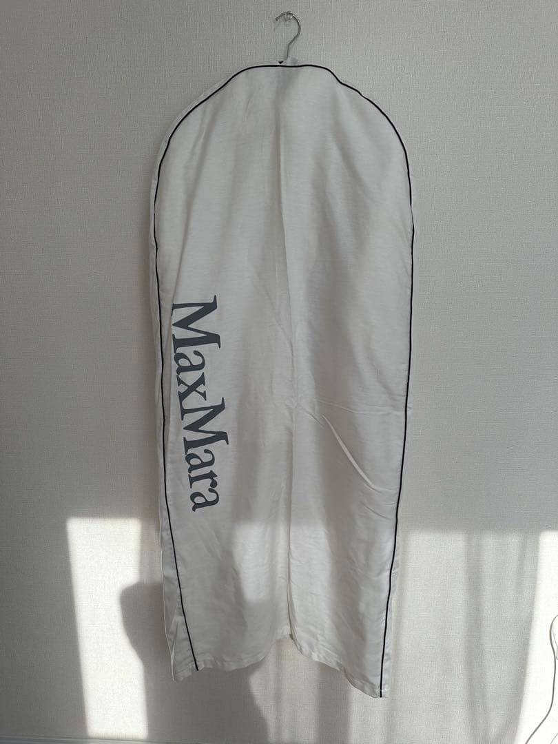 MaxMara テディベア　ケープ　コート　ポンチョ　ホワイト　マックスマーラ