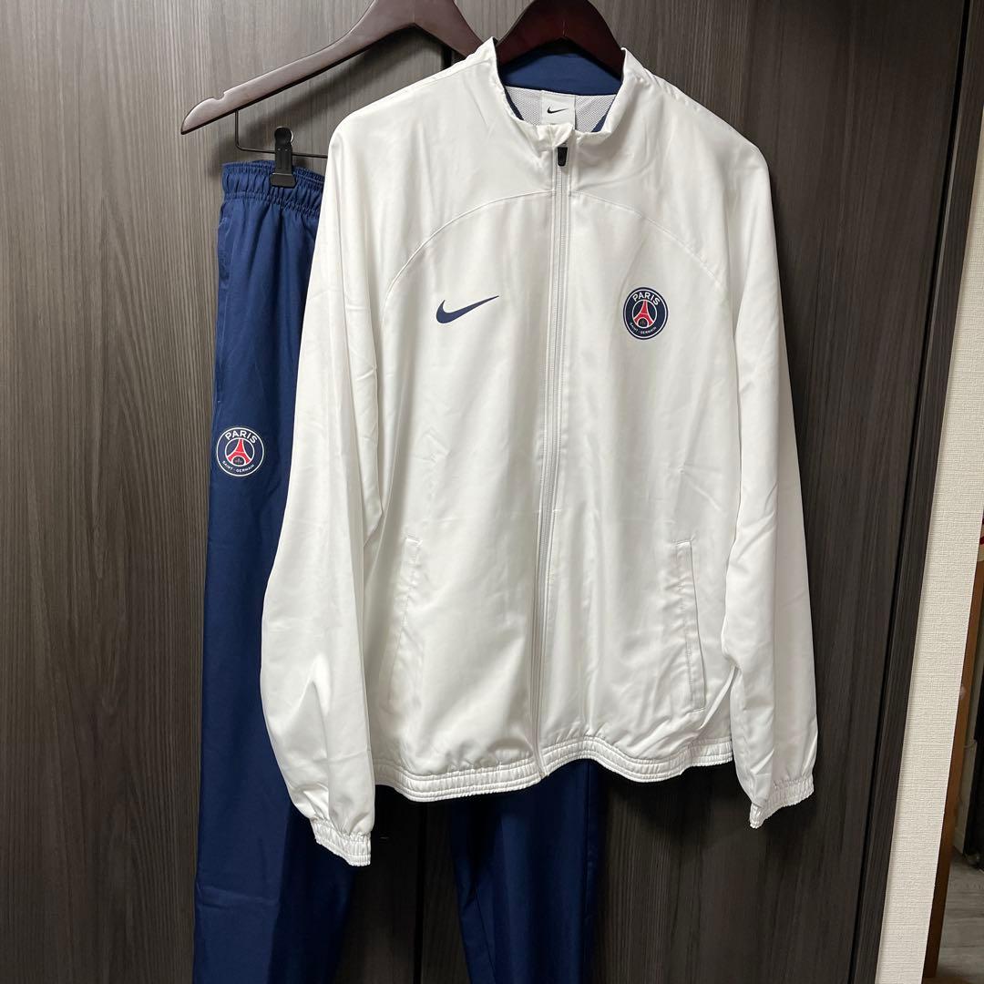 ナイキ パリ サンジェルマン セットアップスーツ L ホワイト ネイビー