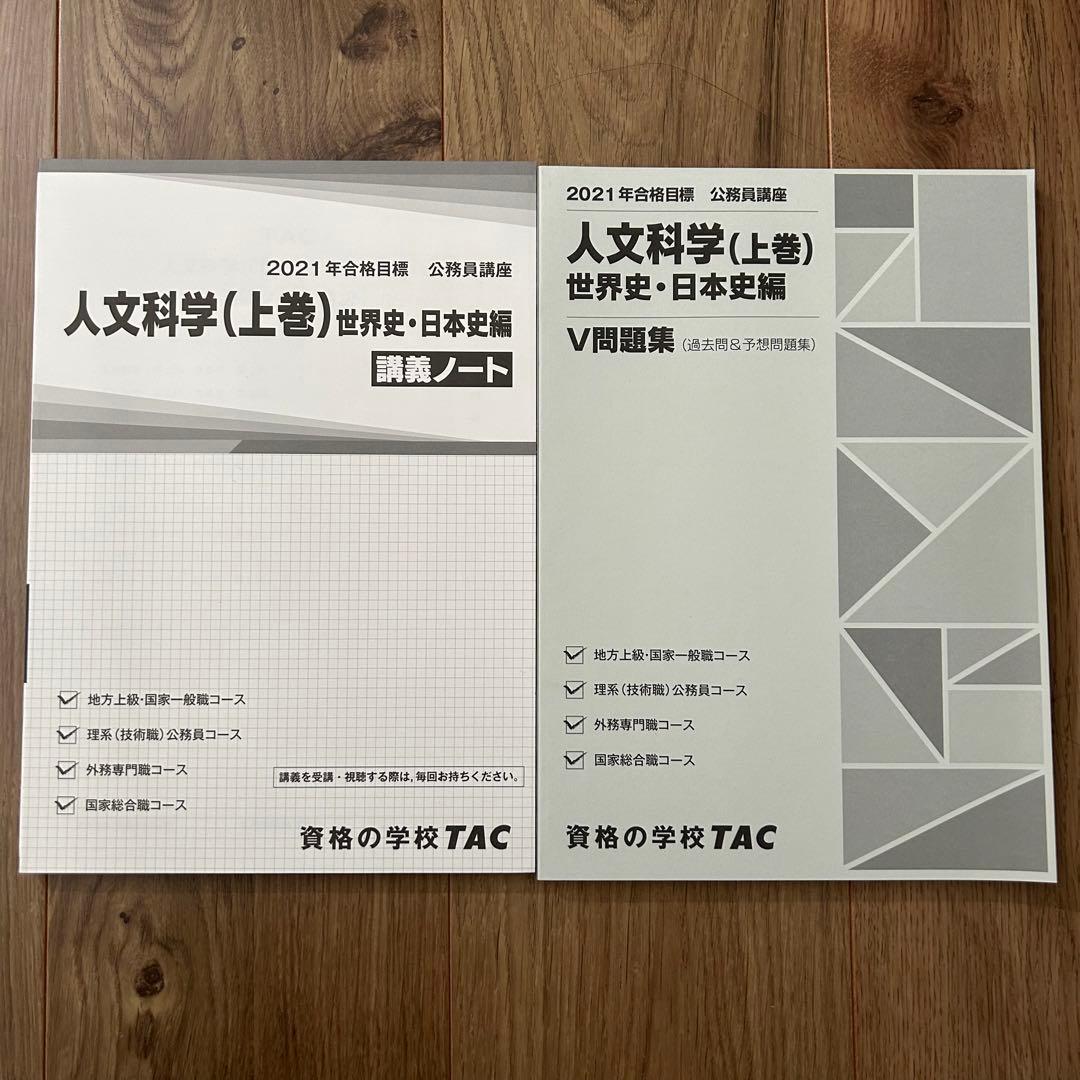 TAC公務員試験対策　テキスト問題集セット