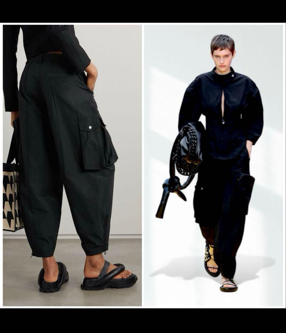 Stella McCartney カーゴパンツ 38 定価14万 ブラック