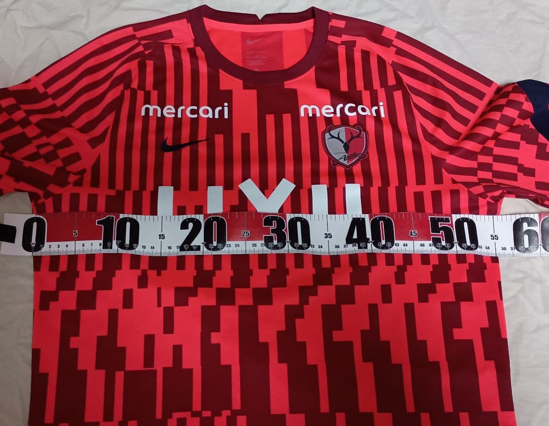 【匿名配送】【入手困難】鹿島アントラーズ　プレマッチ　赤　エンジ　紺