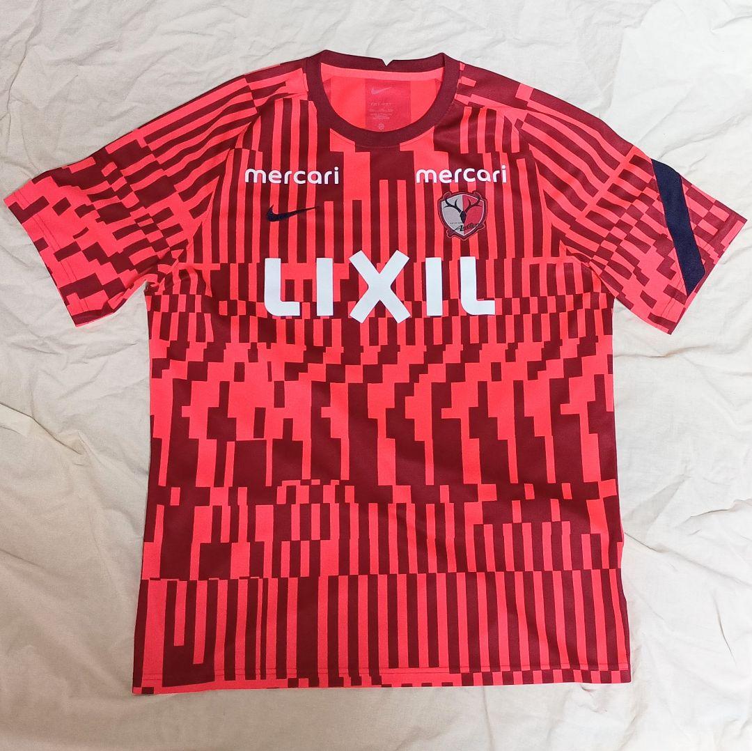 【匿名配送】【入手困難】鹿島アントラーズ　プレマッチ　赤　エンジ　紺