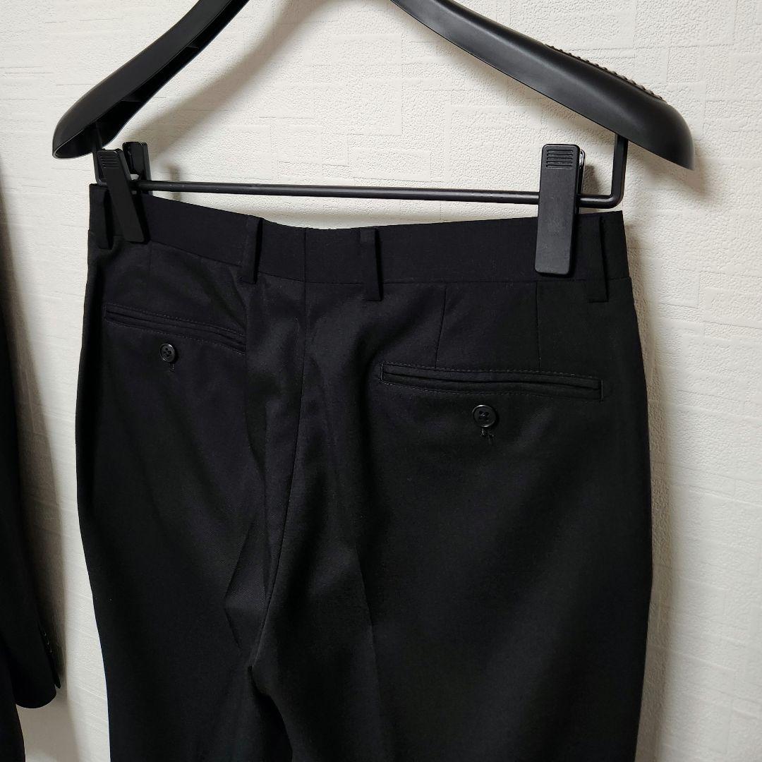 シップス　カノニコ　メンズ　スーツ　ブラック　無地　美品