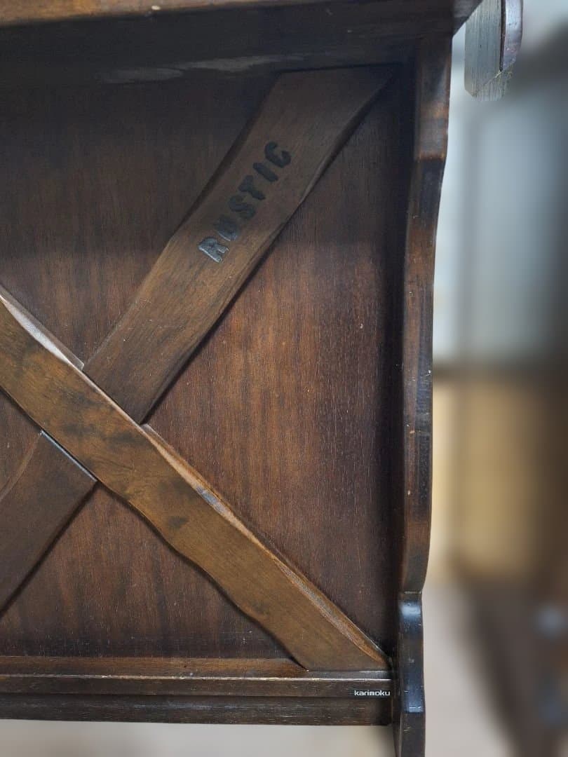 カリモク家具　ルスティック　キッチンカウンター　ダイニングテーブル