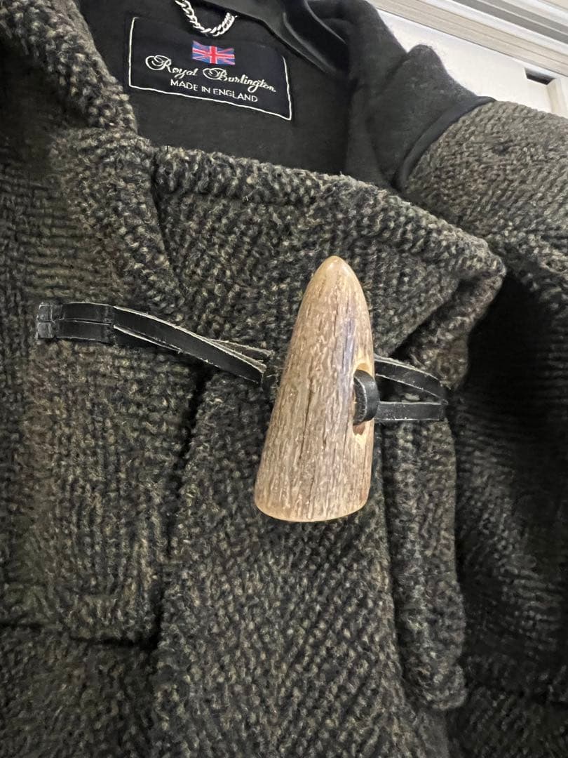 美used品 カットパイル ロイヤルバーリントン ダッフル 34