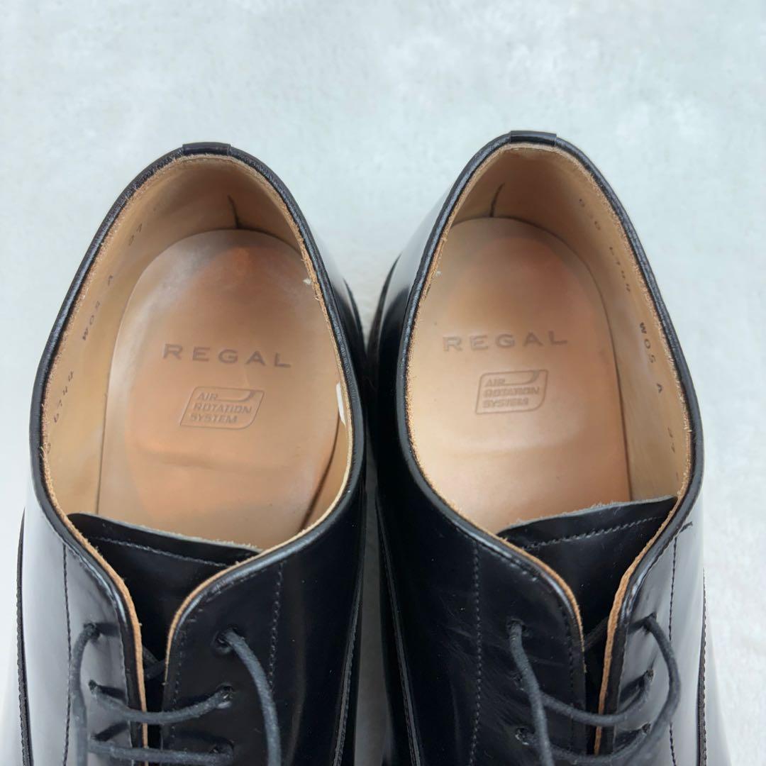 REGAL　リーガル　ストレートチップ　27㎝　黒　エアーローテーションシステム