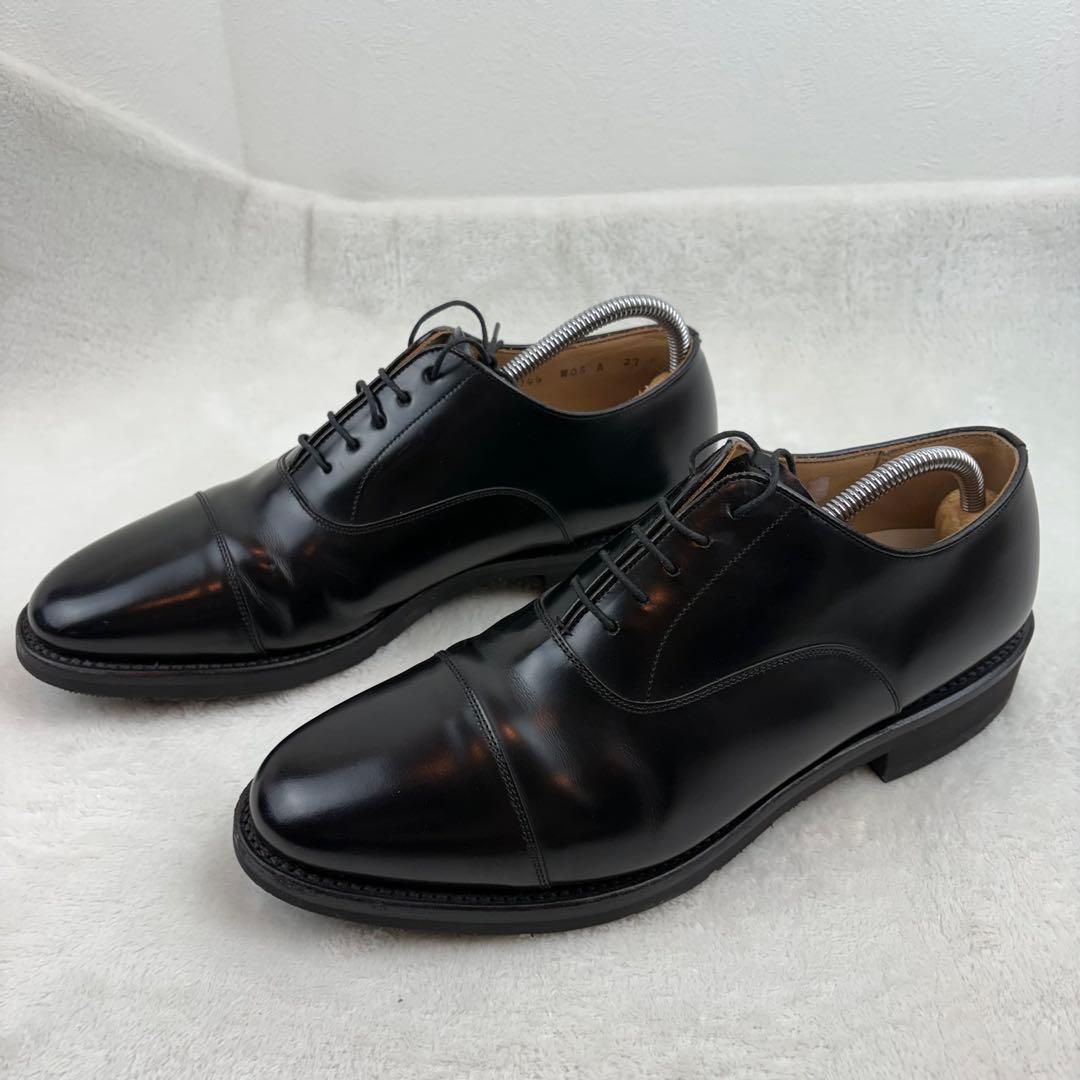 REGAL　リーガル　ストレートチップ　27㎝　黒　エアーローテーションシステム