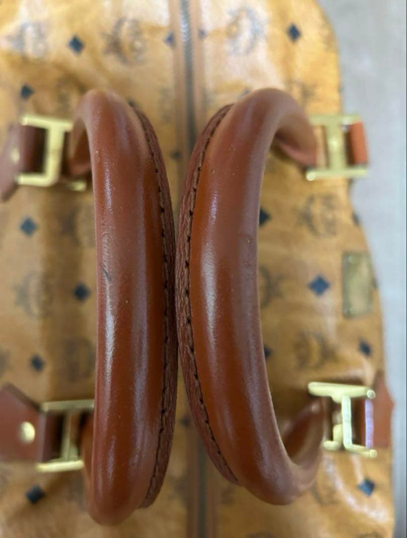 MCM ヴィセトス　レザー　ミニボストンバッグ　美品