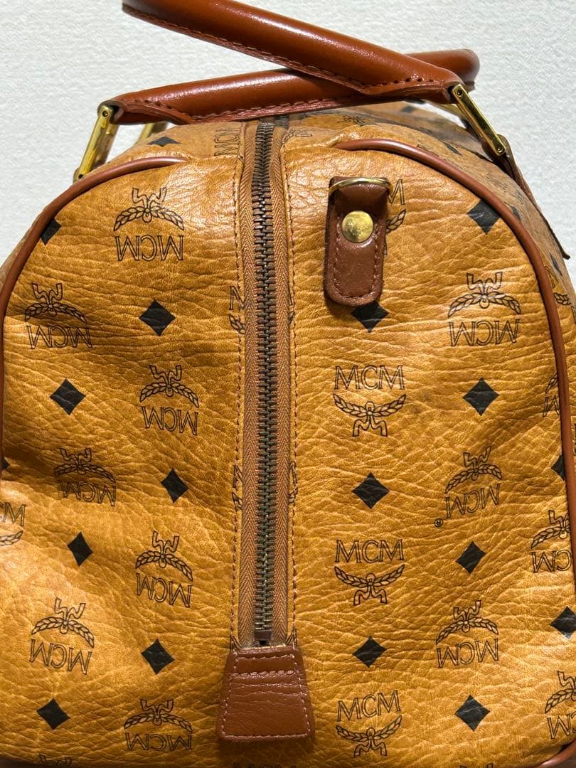 MCM ヴィセトス　レザー　ミニボストンバッグ　美品