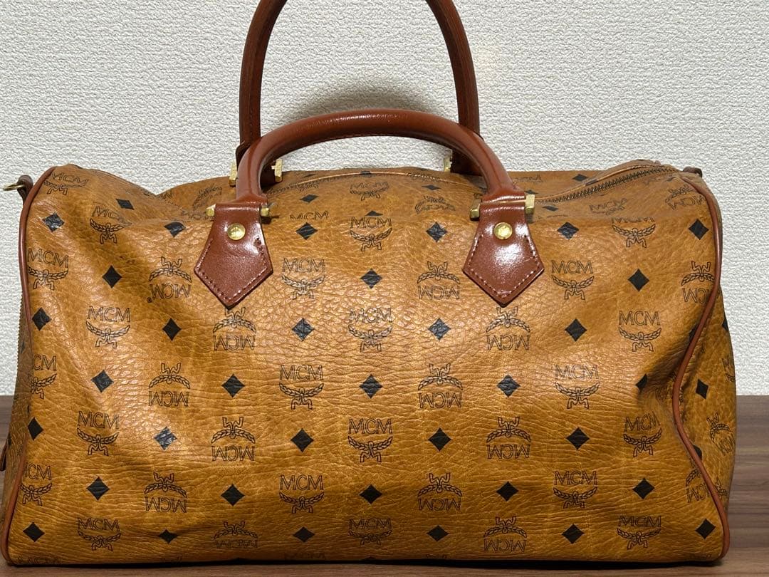 MCM ヴィセトス　レザー　ミニボストンバッグ　美品