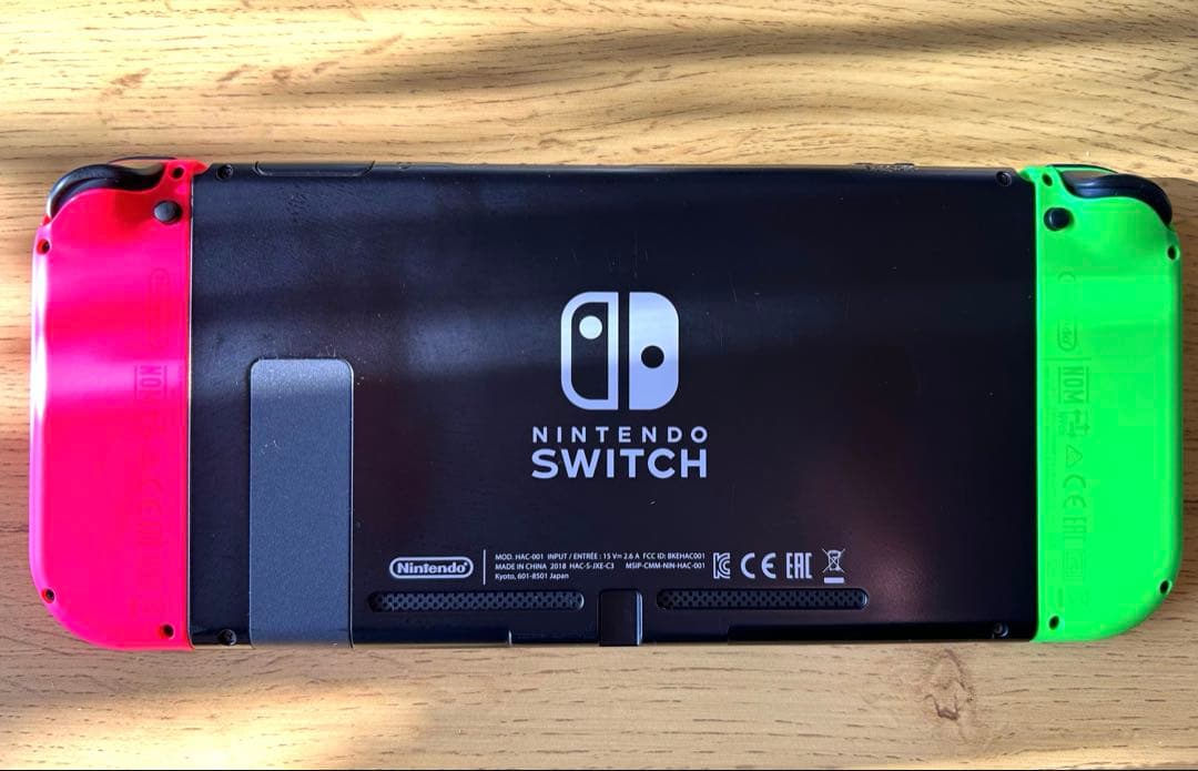 Nintendo Switch 本体　付属品付き　ネオンピンク　ネオングリーン