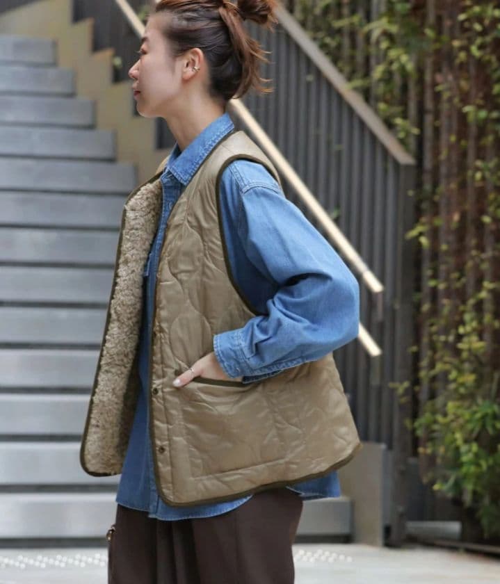 本日限定値下げ！ジャーナルスタンダードレリューム　リバーシブルベスト