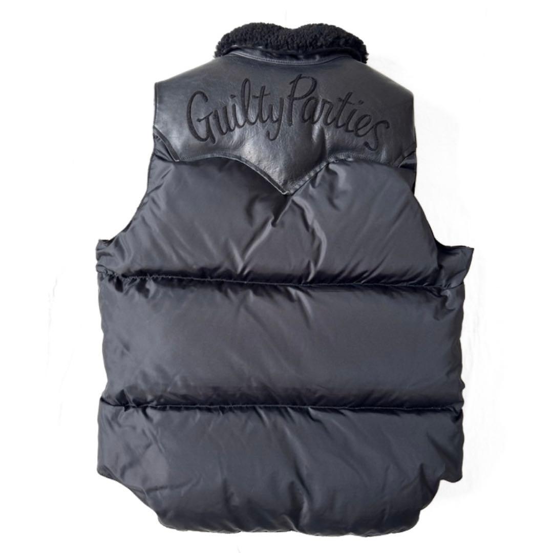 WACKO MARIA ロッキーマウンテン ダウンベスト レザー キムタク 38