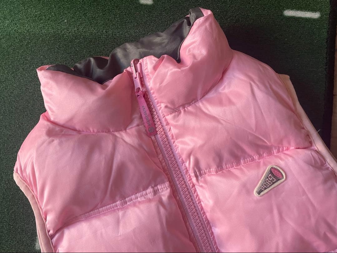 パーリーゲイツ　リバーシブルダウンベスト【美品】