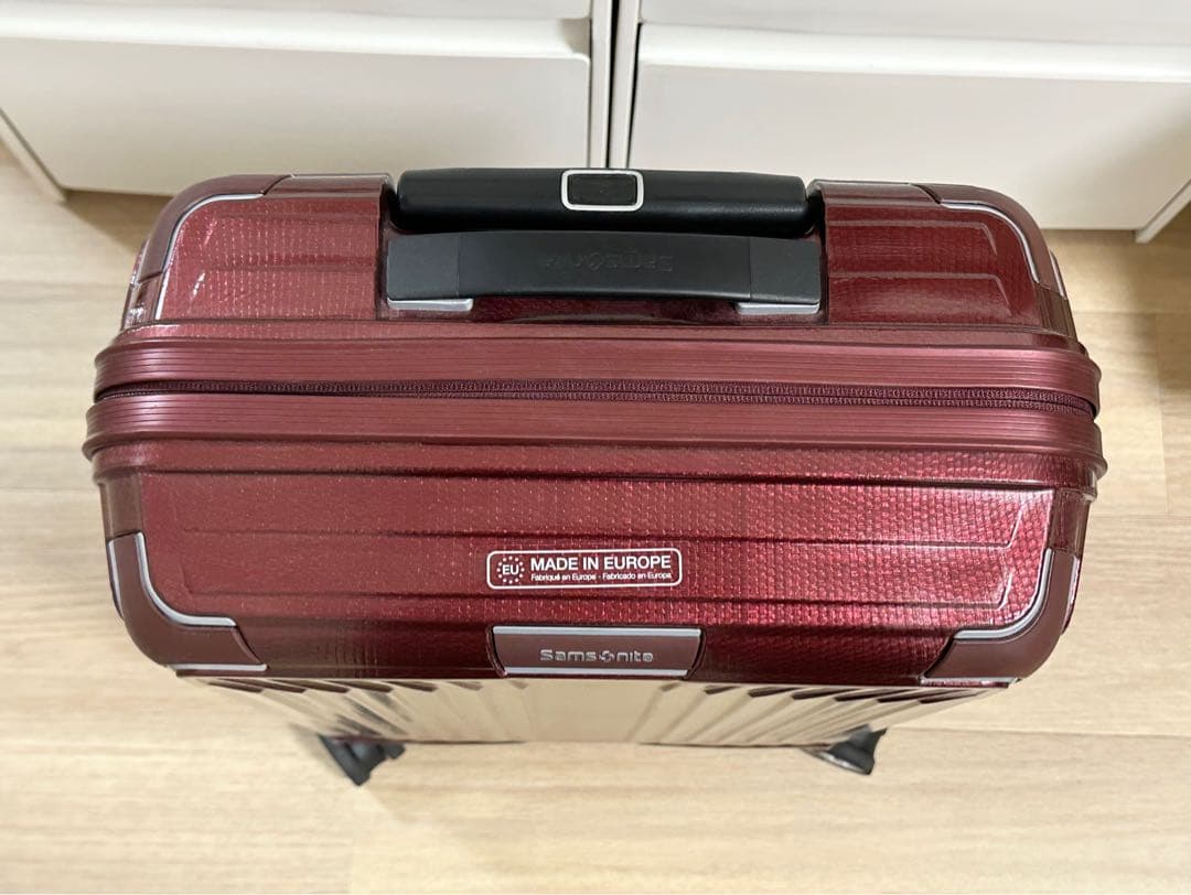 ■稀少■廃盤色 S レッド サムソナイト ライトボックス スーツケース 超軽量