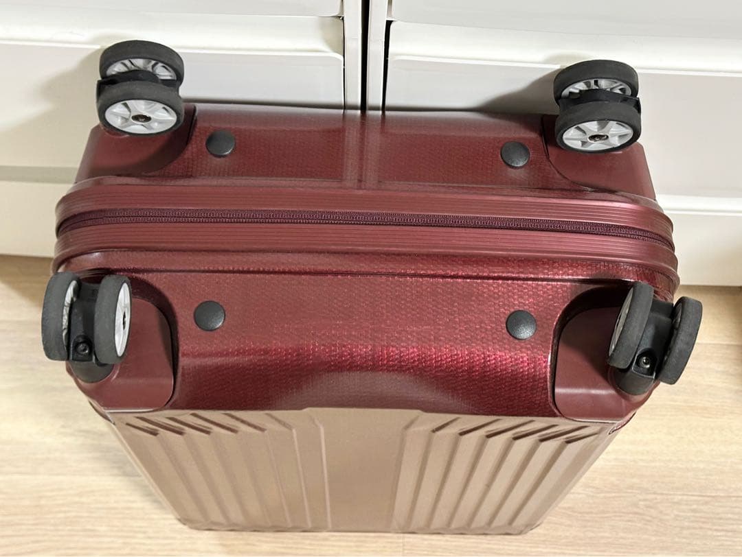 ■稀少■廃盤色 S レッド サムソナイト ライトボックス スーツケース 超軽量