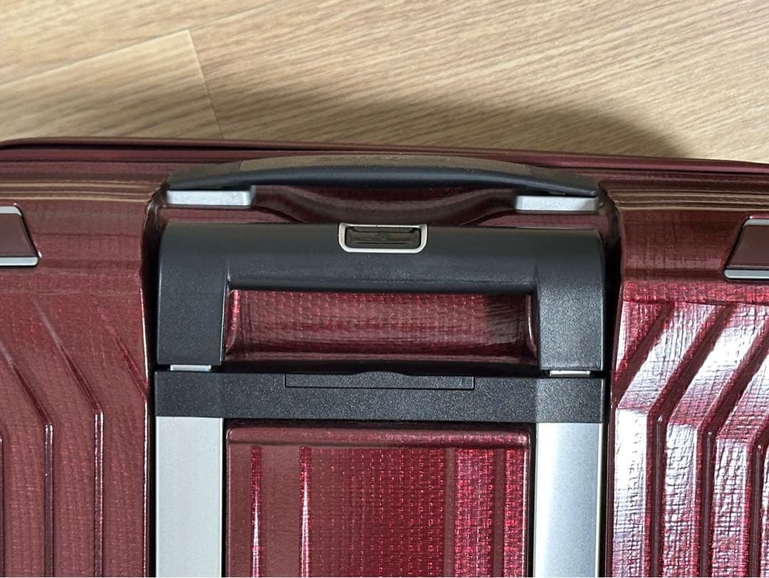 ■稀少■廃盤色 S レッド サムソナイト ライトボックス スーツケース 超軽量