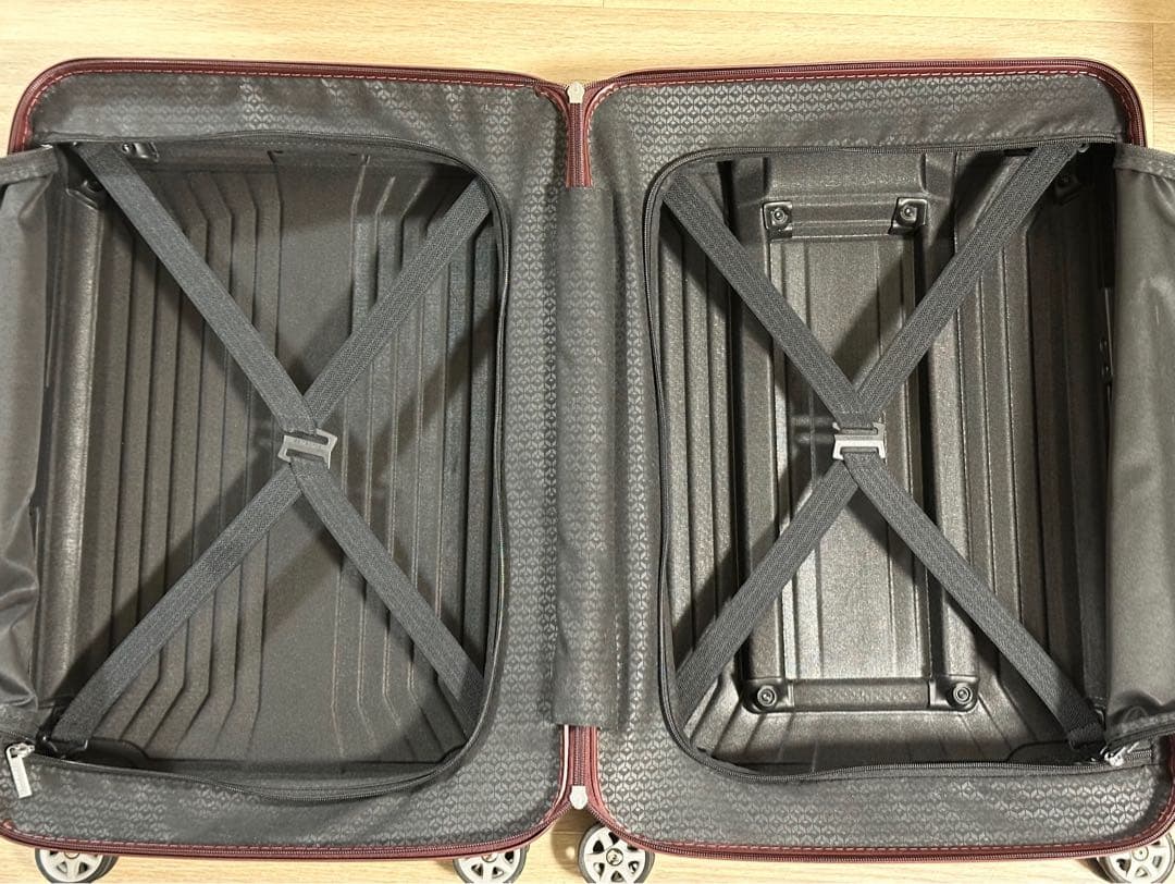 ■稀少■廃盤色 S レッド サムソナイト ライトボックス スーツケース 超軽量