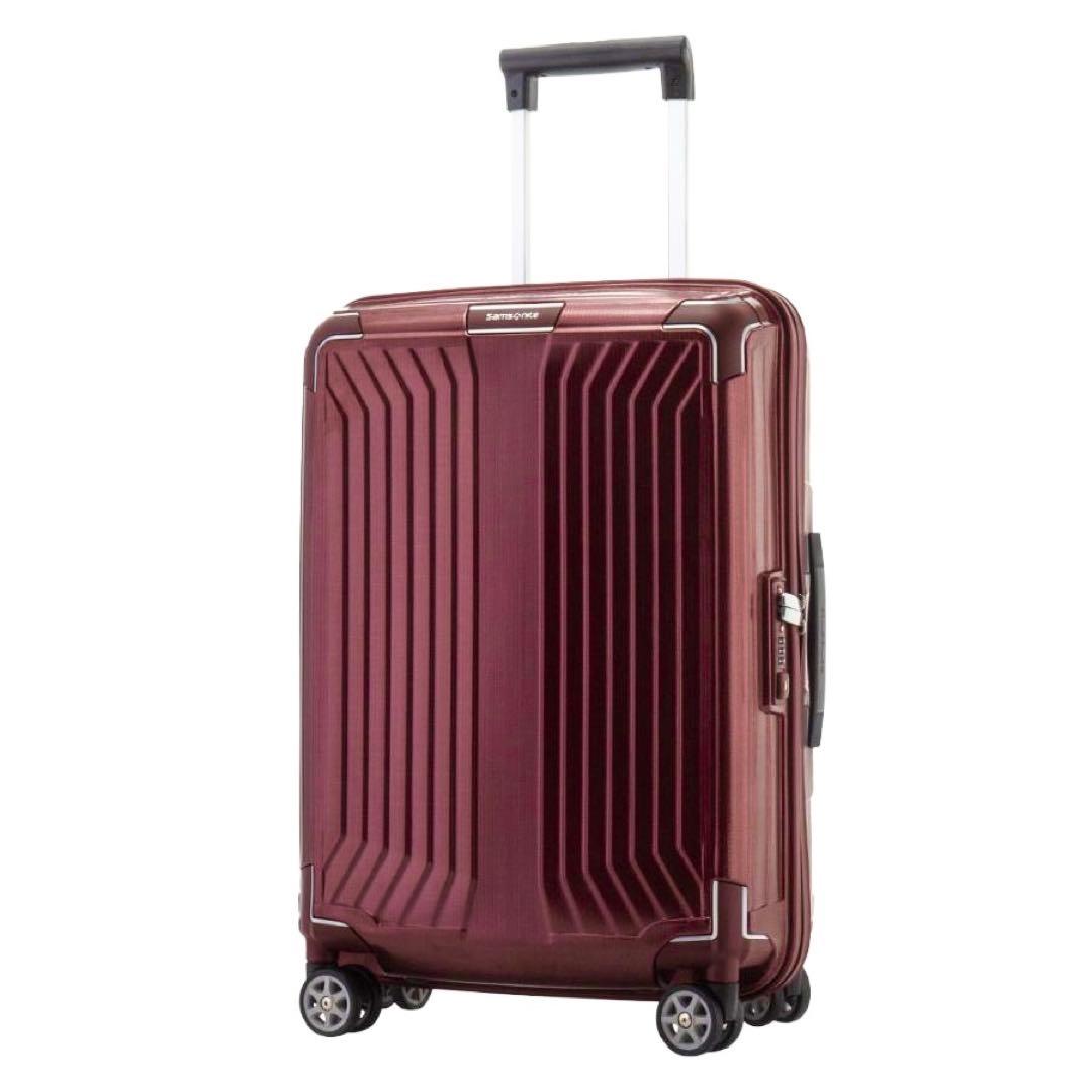 ■稀少■廃盤色 S レッド サムソナイト ライトボックス スーツケース 超軽量