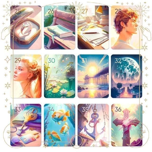 数量限定の希少インディーズデッキ✨カリフォルニアを描いたルノルマンカード