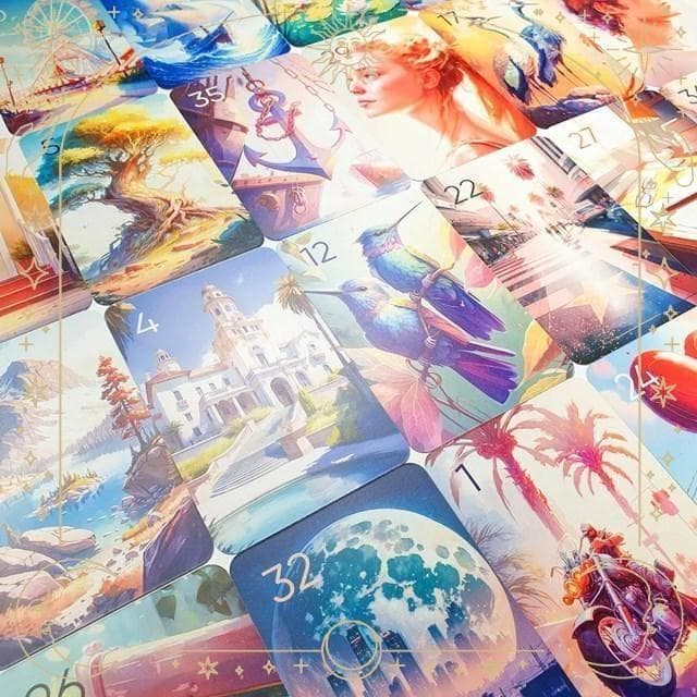 数量限定の希少インディーズデッキ✨カリフォルニアを描いたルノルマンカード