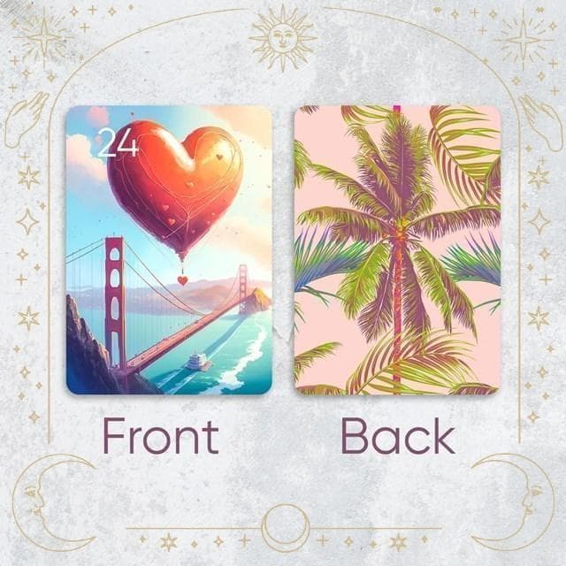 数量限定の希少インディーズデッキ✨カリフォルニアを描いたルノルマンカード