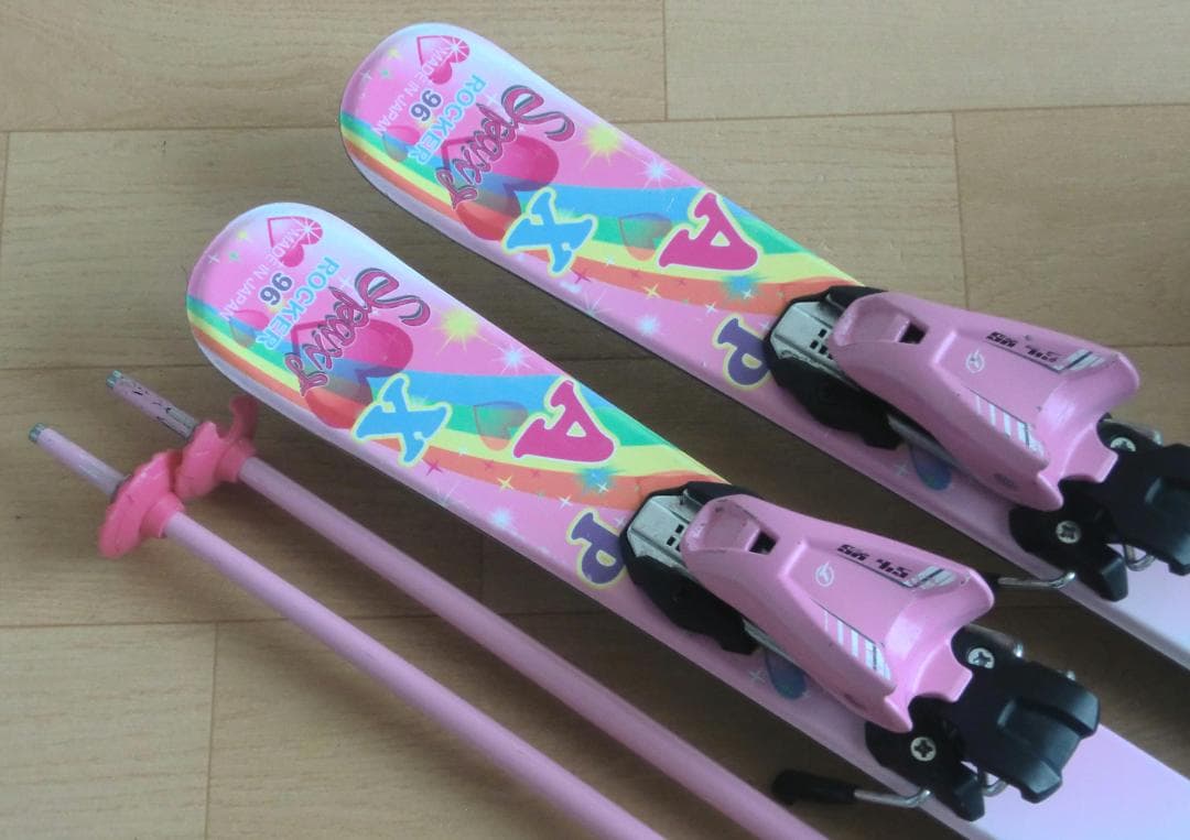 ■■11月限定■送料無料■KAZAMA子供用スキーセット96/20■WAX済■■