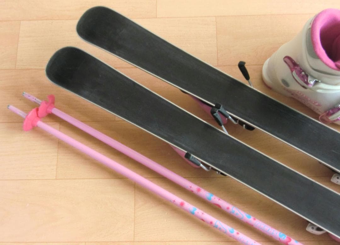 ■■11月限定■送料無料■KAZAMA子供用スキーセット96/20■WAX済■■