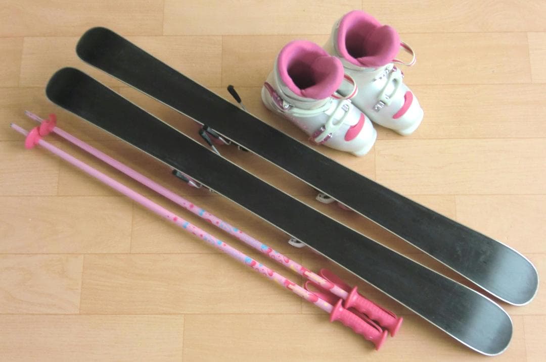 ■■11月限定■送料無料■KAZAMA子供用スキーセット96/20■WAX済■■
