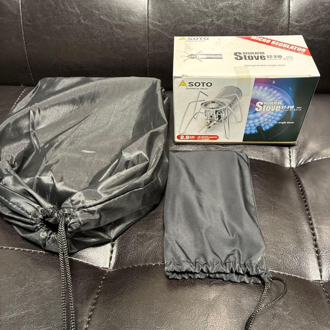 美品　SOTO ST-310 シングルバーナーコンロ　３点セット