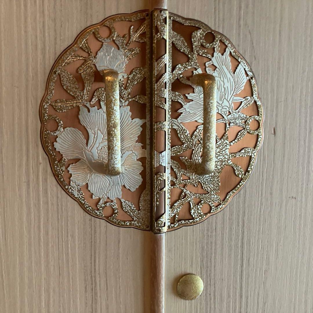 加茂総桐たんす　伝統工芸品　桐ダンス　和ダンス　着物用箪笥　鍵付き　送料込み