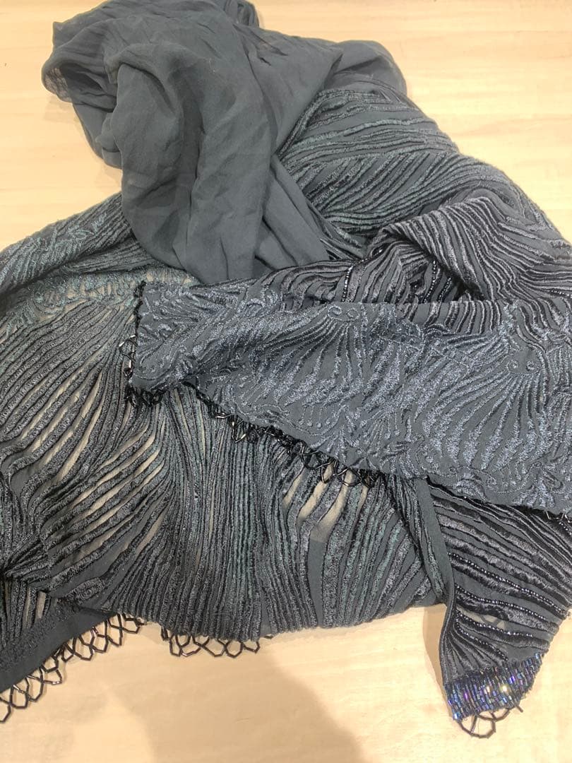 DRIES VAN NOTTEN シルクエンブロイダリーストール