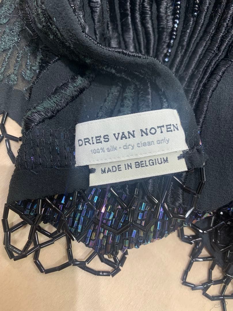 DRIES VAN NOTTEN シルクエンブロイダリーストール