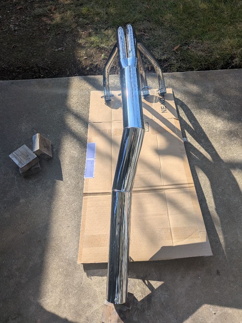 PRETTY RACING ショート管マフラー・イナズマ400用