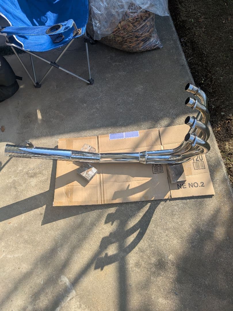 PRETTY RACING ショート管マフラー・イナズマ400用