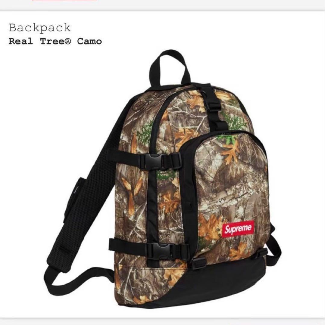 バッグ Supreme 19FW Backpack \"Real Tree Camo\"