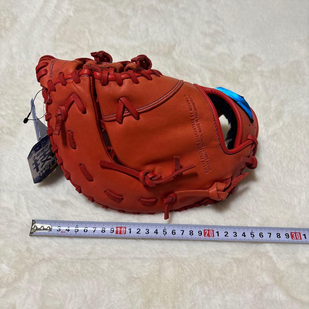 週末限定ミズノ　少年軟式用　ファーストミット　新品未使用　背面若干色落ち