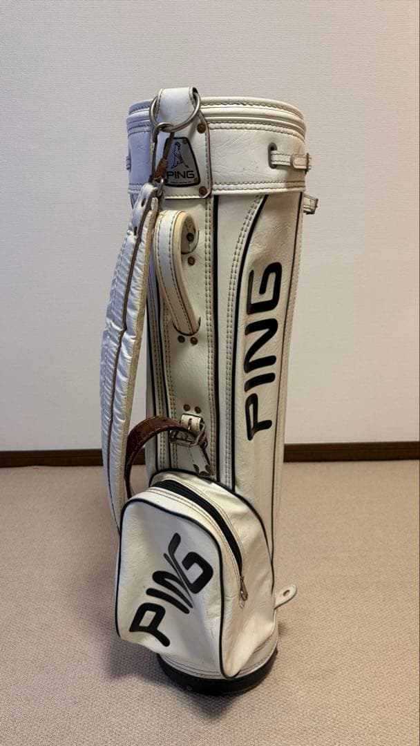 ビンテージPING キャディバッグ ホワイト