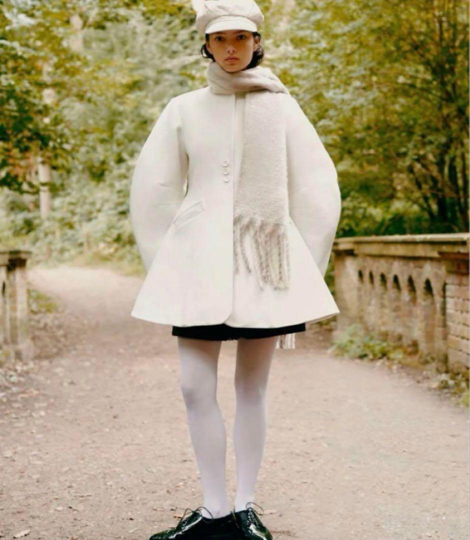 新品ビビィ　Bibiy　DORIAN JACKET DRESS　F　ホワイト