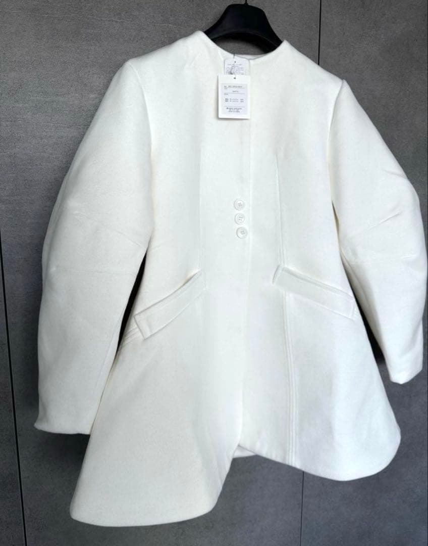 新品ビビィ　Bibiy　DORIAN JACKET DRESS　F　ホワイト