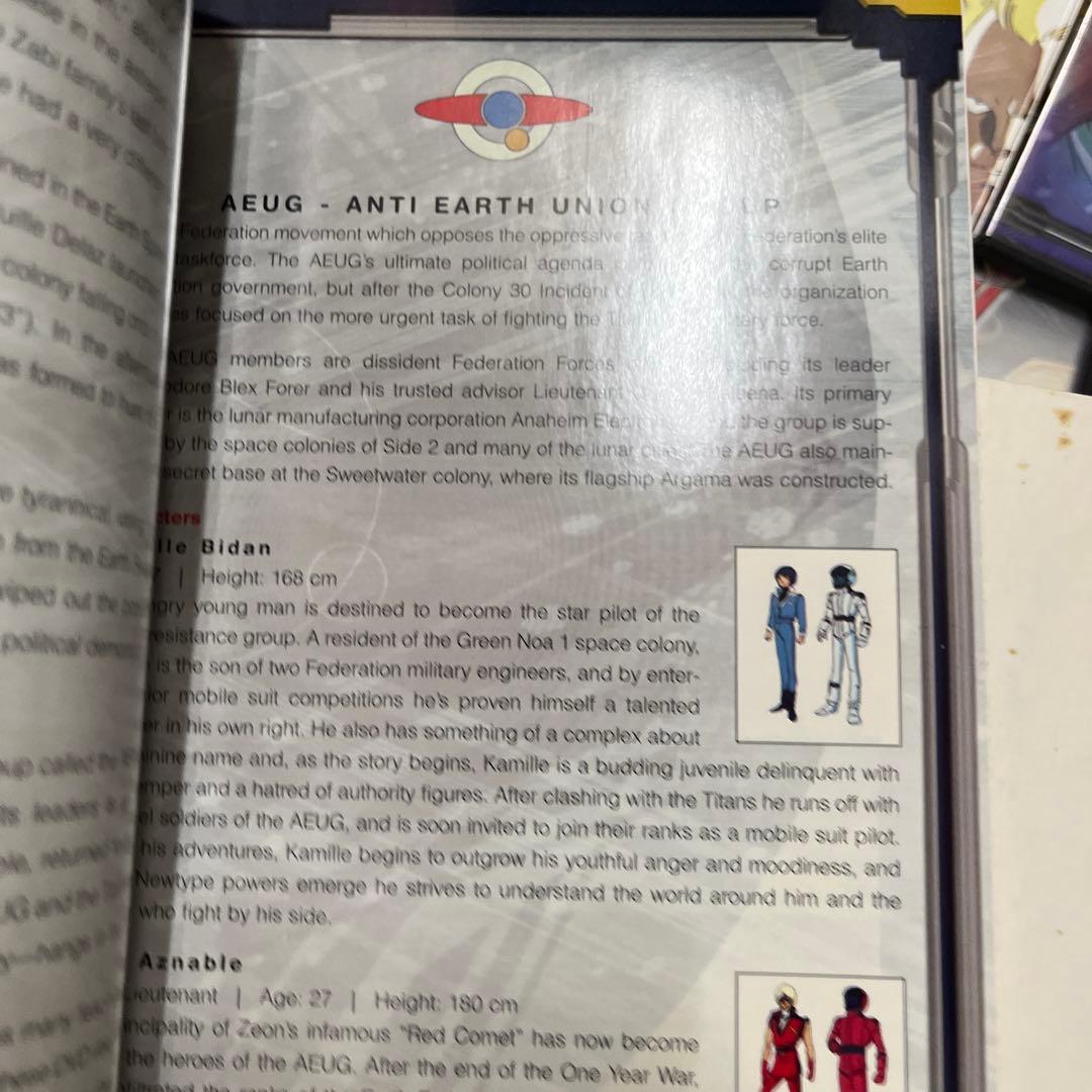 機動戦士Zガンダム 限定版 DVDボックス　海外公式